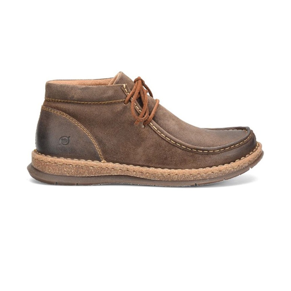 Men's Brown Leather Ankle Boots sze 10 - Picture 2 of 7